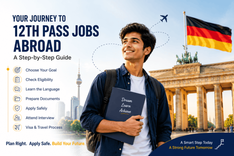 12th pass jobs in abroad